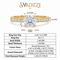 Sparkling Symphony Diamond Ring by SVADEZI