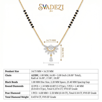 Opulent Dream Diamond Mangalsutra by SVADEZI