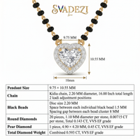 Tender Spell Diamond Mangalsutra by SVADEZI