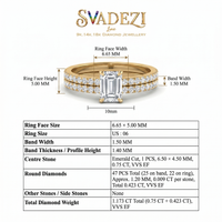 Lavish Petal Diamond Ring by SVADEZI
