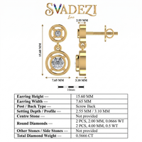 Bold Promise Diamond Earrings by SVADEZI