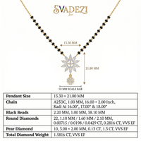 Sacred Vision Diamond Mangalsutra by SVADEZI
