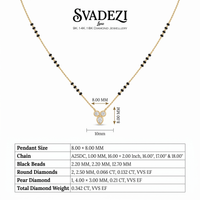 Opulent Whisper Diamond Mangalsutra by SVADEZI