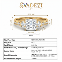 Aureate Harmony Diamond Ring by SVADEZI