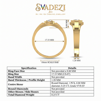 Sovereign Embrace Men's Diamond Ring by SVADEZI
