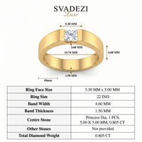 Opulent Splendor Men's Diamond Ring by SVADEZI