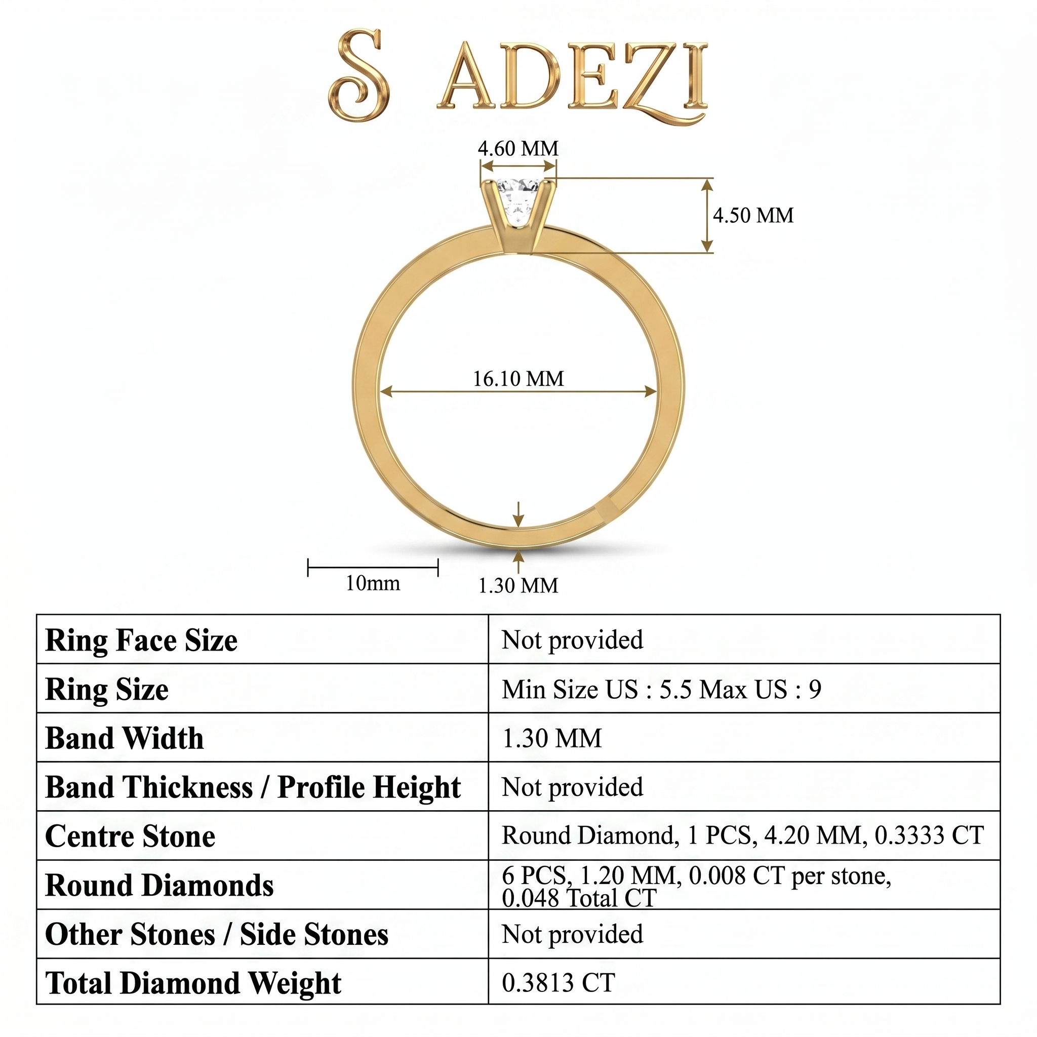 Sublime Glow Diamond Ring by SVADEZI