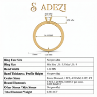 Sublime Glow Diamond Ring by SVADEZI