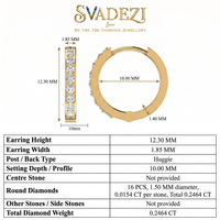 Mystic Embrace Diamond Earrings by SVADEZI