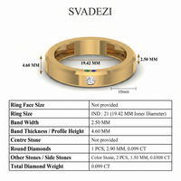 Crowned Cascade Men's Diamond Ring by SVADEZI