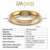 Sparkling Grace Men's Diamond Ring by SVADEZI