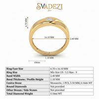 Aureate Allure Diamond Ring by SVADEZI