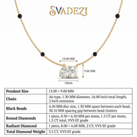 Imperial Bloom Diamond Mangalsutra by SVADEZI