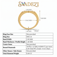 Pristine Reverie Diamond Ring by SVADEZI