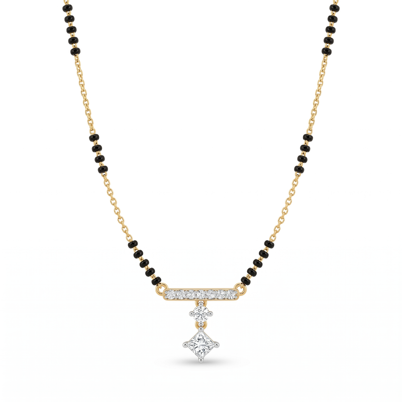 Heavenly Eternity Diamond Mangalsutra by SVADEZI