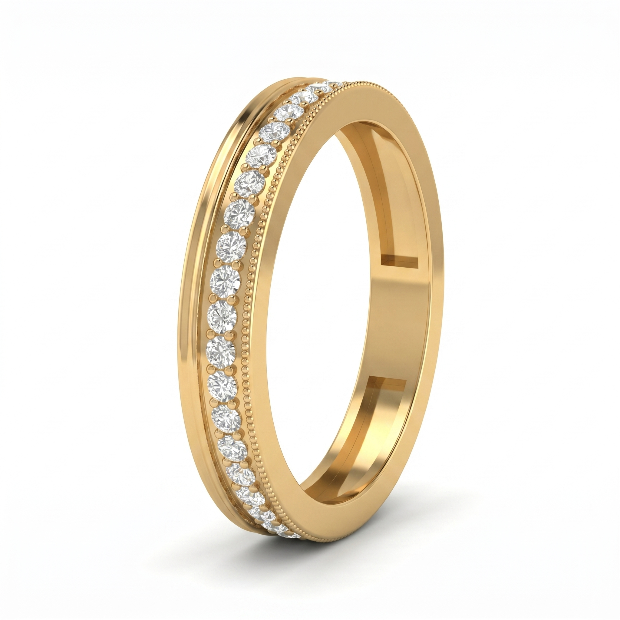 Sparkling Grace Men's Diamond Ring by SVADEZI - yellow