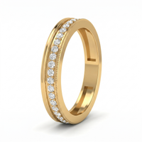 Sparkling Grace Men's Diamond Ring by SVADEZI - yellow