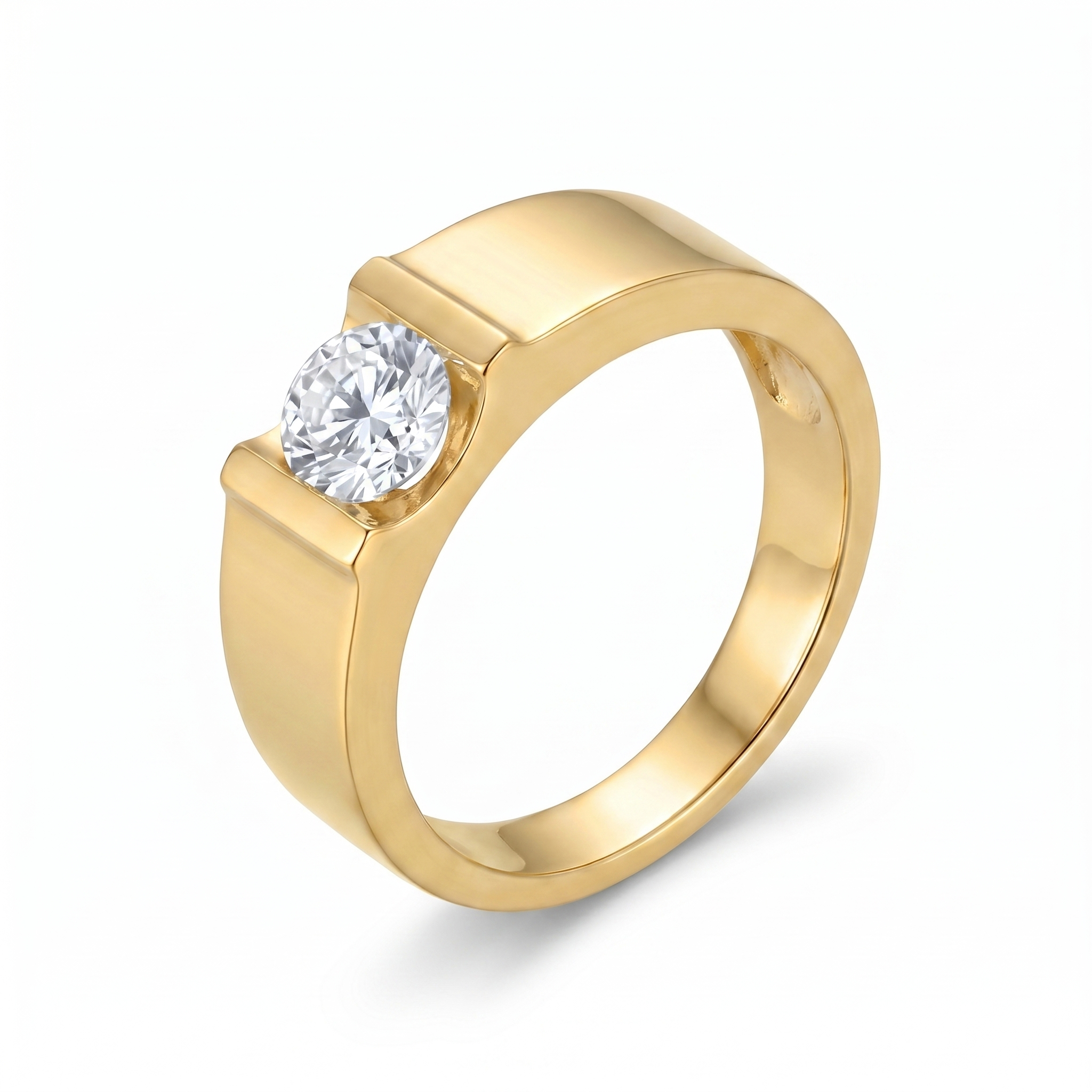 Whispering Radiance Diamond Ring by SVADEZI - yellow