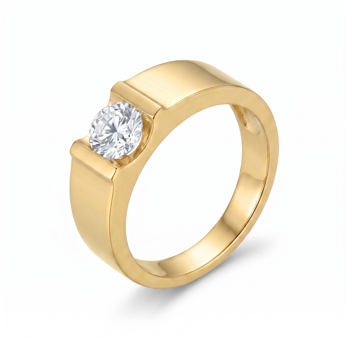 Whispering Radiance Diamond Ring by SVADEZI - yellow