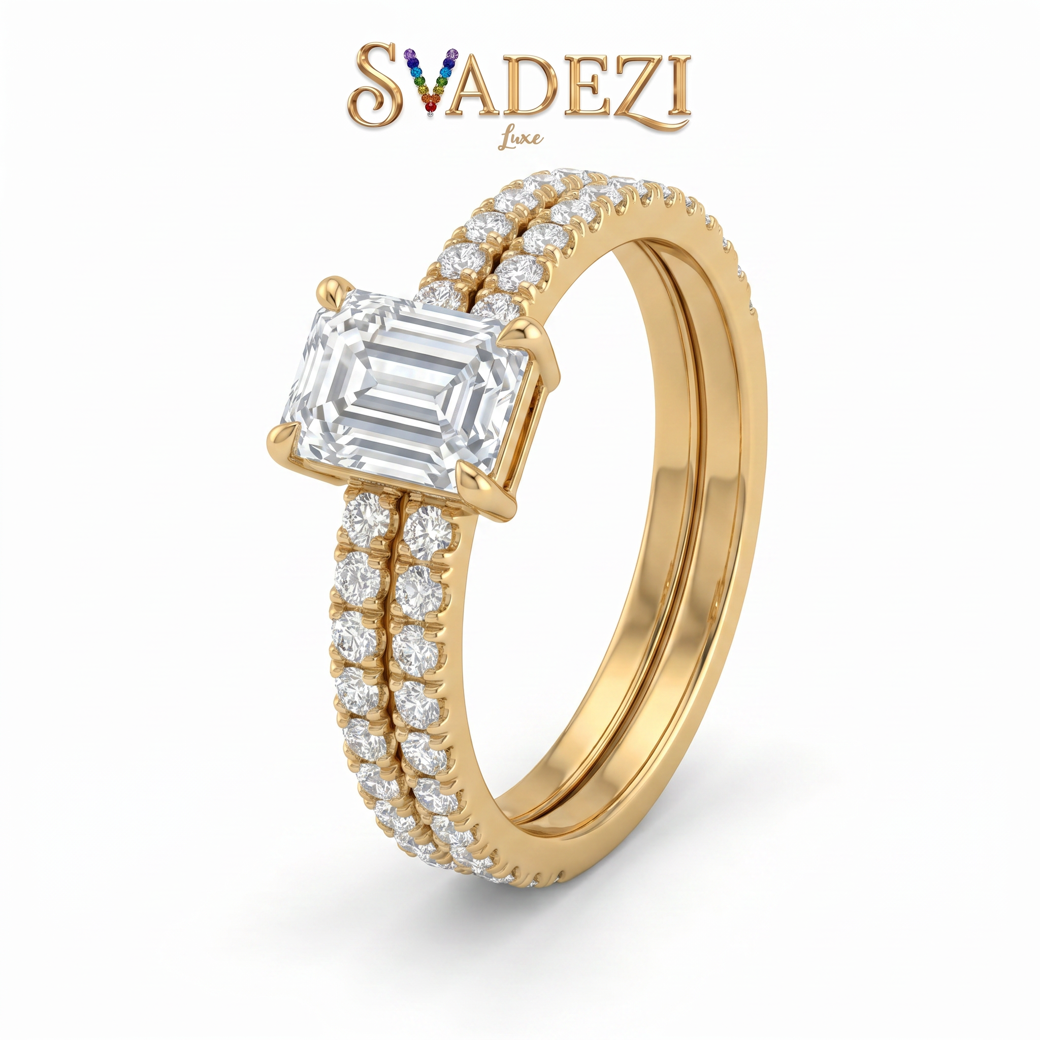 Lavish Petal Diamond Ring by SVADEZI - yellow