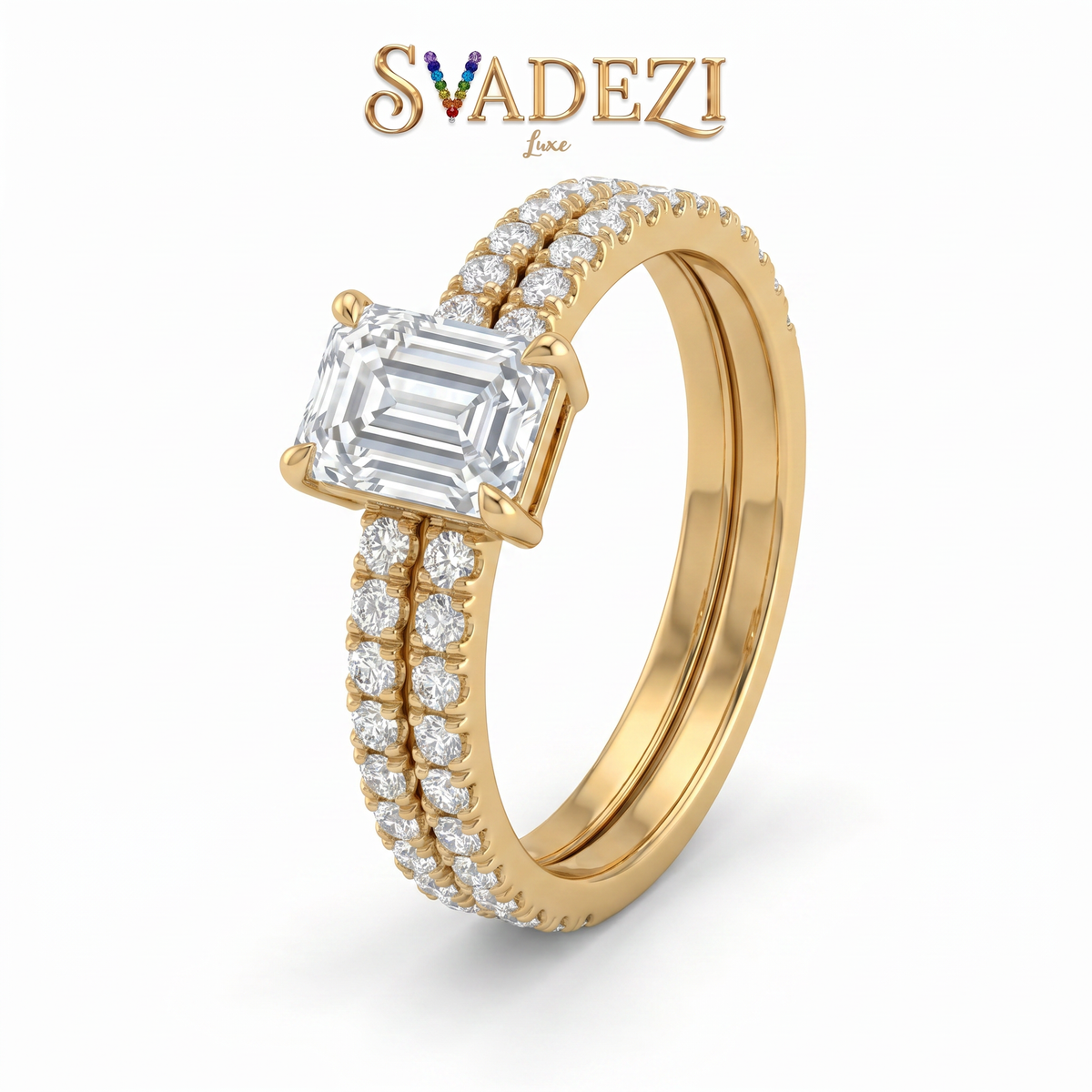 Lavish Petal Diamond Ring by SVADEZI - yellow