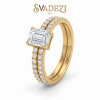 Lavish Petal Diamond Ring by SVADEZI - yellow