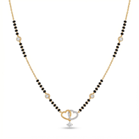 Sovereign Charm Diamond Mangalsutra by SVADEZI - yellow