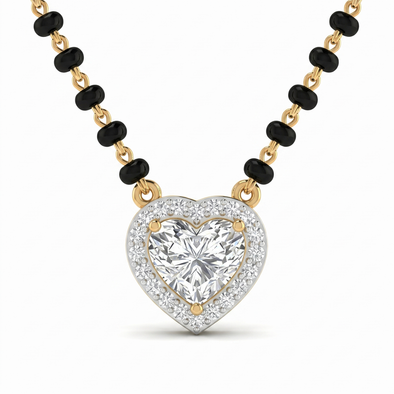 Tender Spell Diamond Mangalsutra by SVADEZI