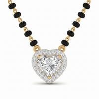 Tender Spell Diamond Mangalsutra by SVADEZI - yellow