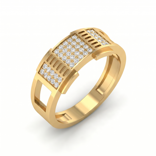 Majestic Allure Diamond Ring by SVADEZI - yellow