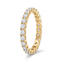 Opulent Glow Diamond Ring by SVADEZI - yellow