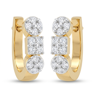 Tender Beauty Diamond Earrings by SVADEZI