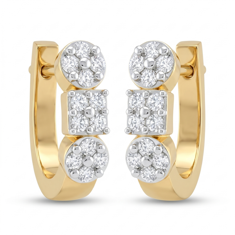 Tender Beauty Diamond Earrings by SVADEZI
