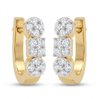 Tender Beauty Diamond Earrings by SVADEZI - yellow