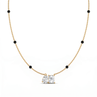 Imperial Bloom Diamond Mangalsutra by SVADEZI - yellow