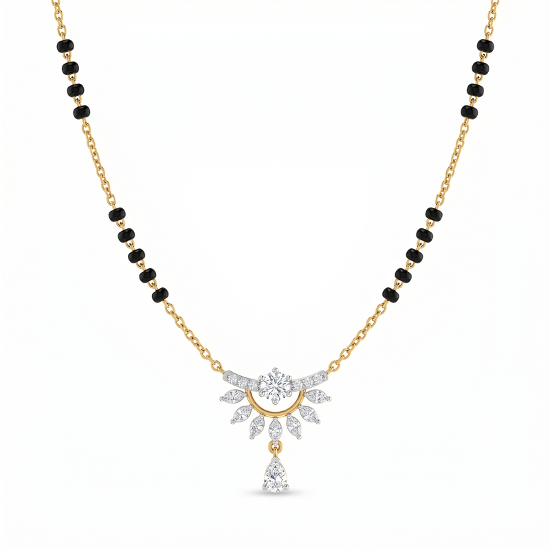 Opulent Dream Diamond Mangalsutra by SVADEZI