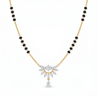 Opulent Dream Diamond Mangalsutra by SVADEZI - yellow