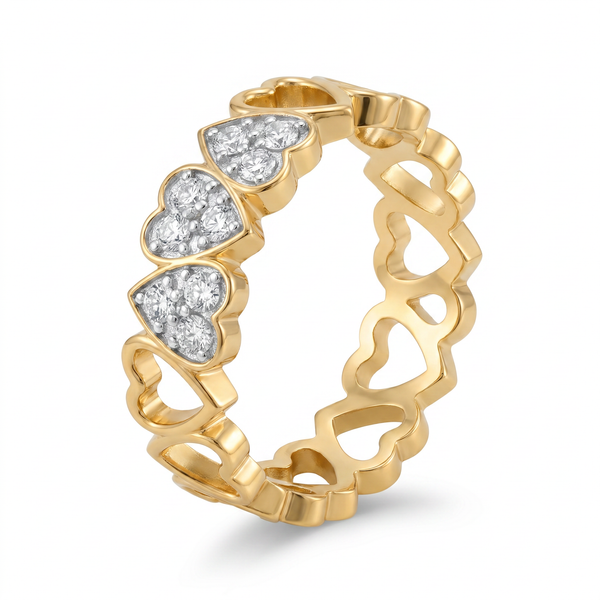 Pristine Grace Diamond Ring by SVADEZI - yellow