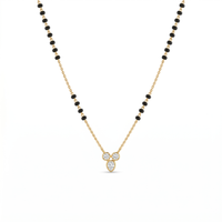 Opulent Whisper Diamond Mangalsutra by SVADEZI - yellow
