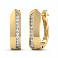 Gilded Legacy Diamond Earrings by SVADEZI - yellow