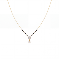Pristine Brilliance Diamond Mangalsutra by SVADEZI - yellow