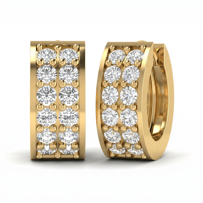 Glowing Ode Diamond Earrings by SVADEZI