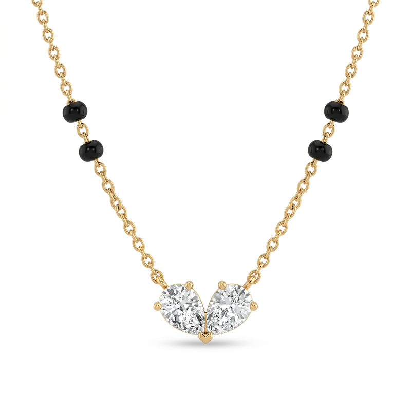 Sovereign Bloom Diamond Mangalsutra by SVADEZI