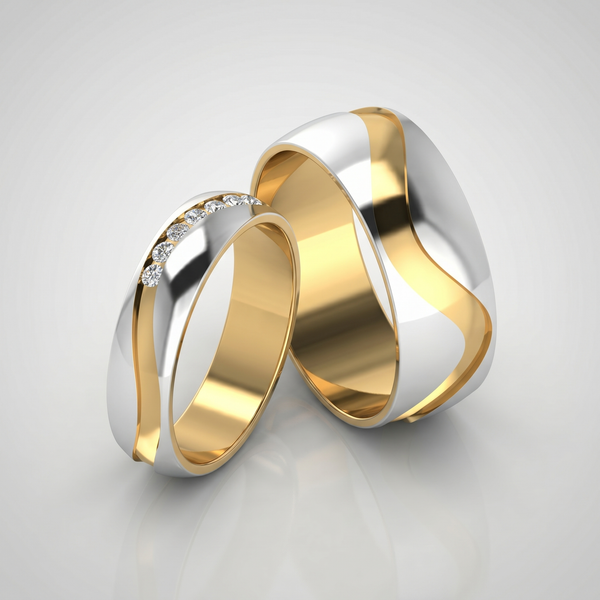 Regal Whisper Diamond Ring by SVADEZI - yellow