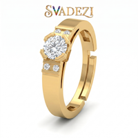 Regal Whisper Diamond Ring by SVADEZI - yellow