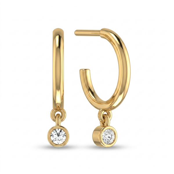 Resplendent Reverie Diamond Earrings by SVADEZI - yellow