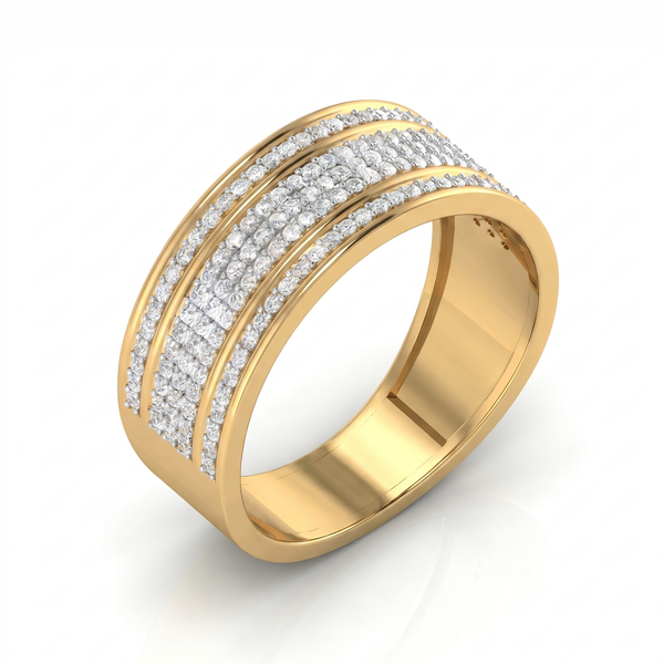 Sublime Harmony Diamond Ring by SVADEZI - yellow