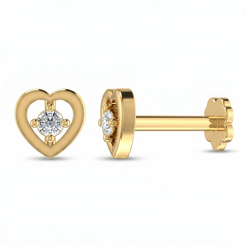 Mystic Heritage Diamond Nose Pin by SVADEZI