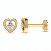 Mystic Heritage Diamond Nose Pin by SVADEZI - yellow