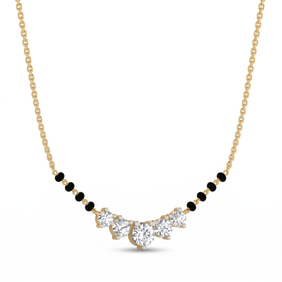Dawn Ballad Diamond Mangalsutra by SVADEZI